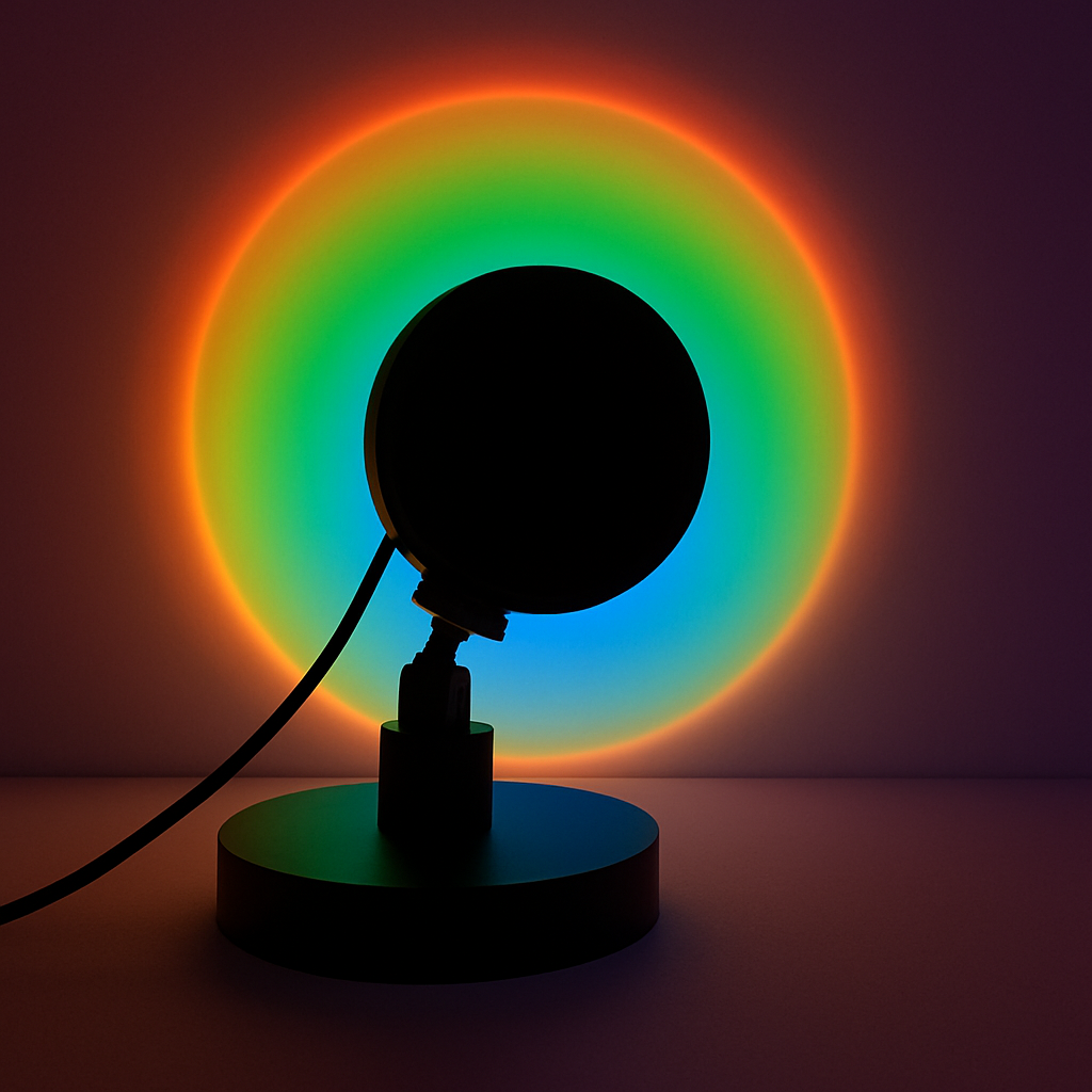 Lámpara de atardecer